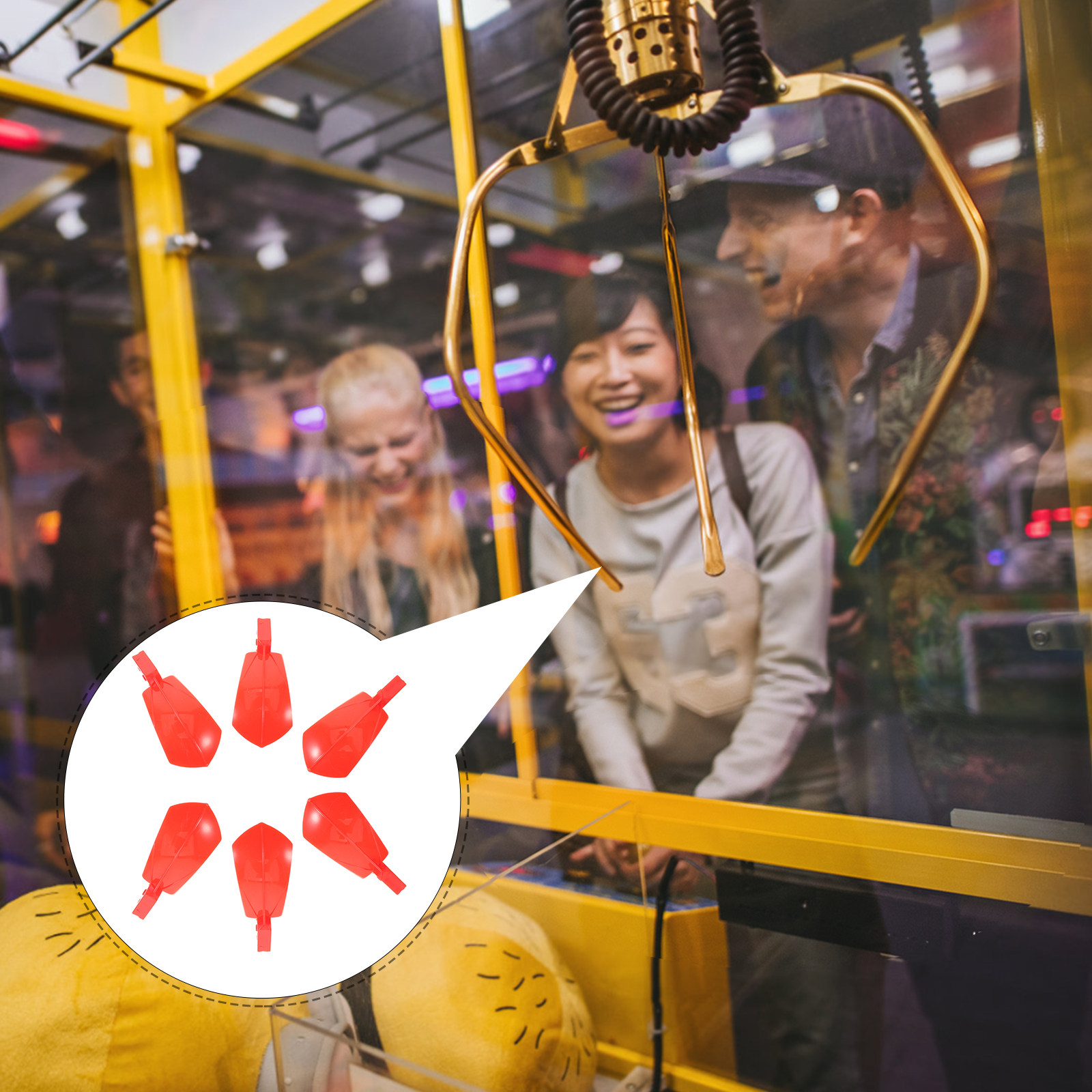 Claw Crane Machine - 6 قطع مخالب بلاستيكية بديلة لآلة