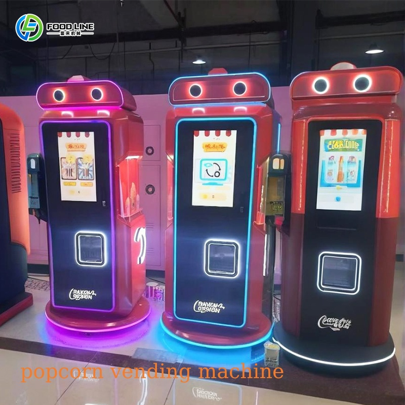 Popcorn Vending Machine - آلة بيع الفشار الأوتوماتيكية بالكامل المخصصة