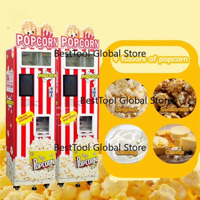 Popcorn Vending Machine - آلة صنع الفشار الأكثر مبيعًا وشعبية،