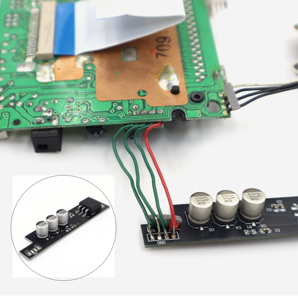 Lcd Screen Arcade - وحدة طاقة لجهاز جيم بوي، محول
