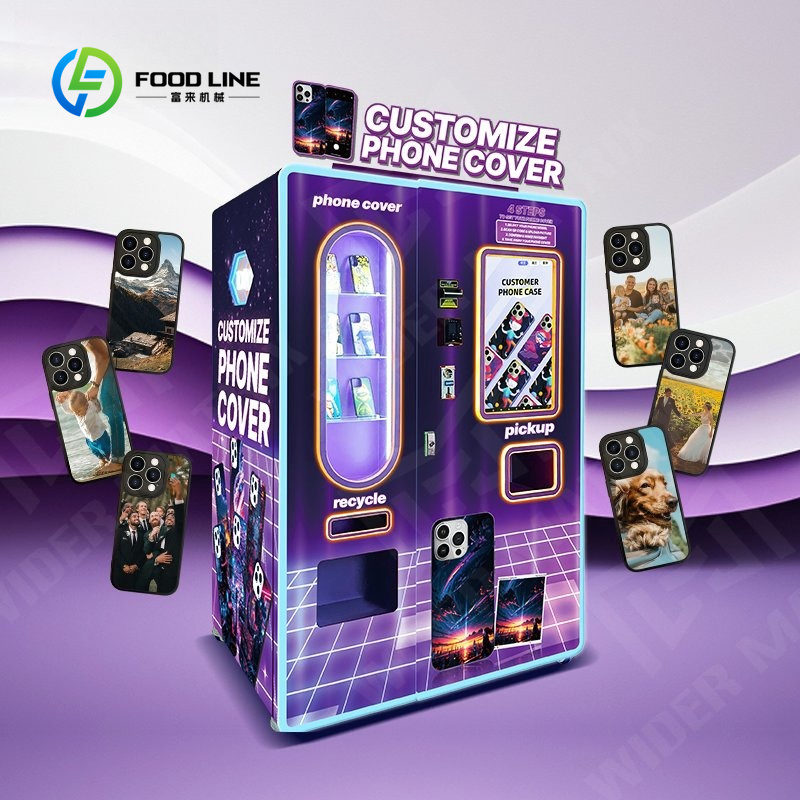 Popcorn Vending Machine - آلة صنع أغطية الهواتف ذاتية الخدمة