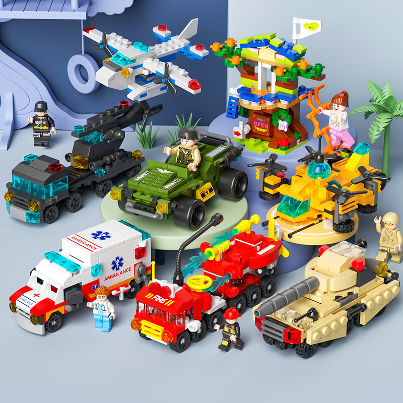 Claw Crane Machine - مجموعة بناء مدينة ضخمة 6 في