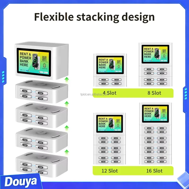 محطة شحن متنقلة بـ 8 فتحات لمس - مراجعة Vending Machine Qr Code وسعره