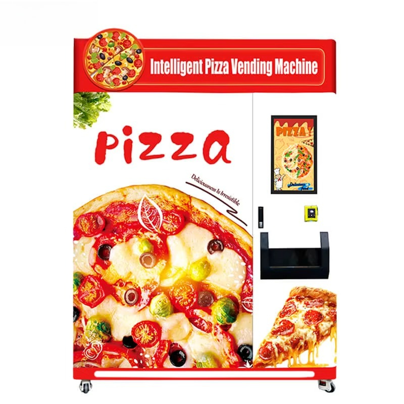 ماكينة بيع البيتزا الأوتوماتيك - مراجعة Vending Machine Qr Code وسعره