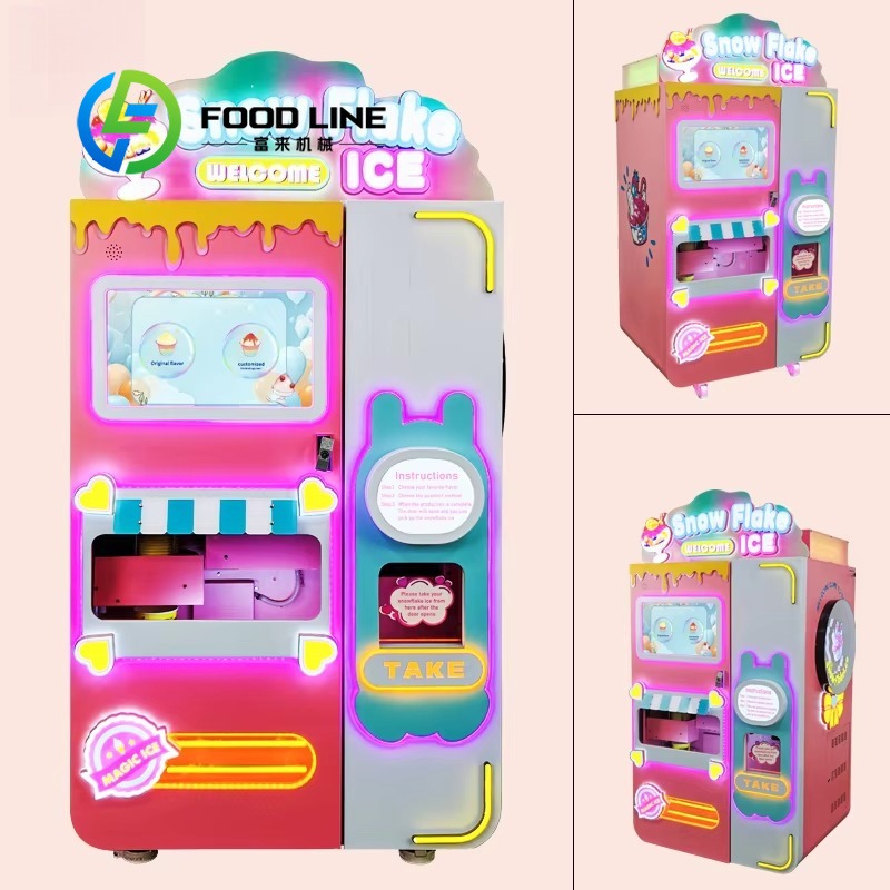 آلة بيع مخروطات الثلج مصممة لم - مراجعة Popcorn Vending Machine وسعره