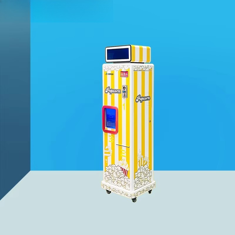 بيع ماكينات بيع الفشار الأوتوم - مراجعة Popcorn Vending Machine وسعره