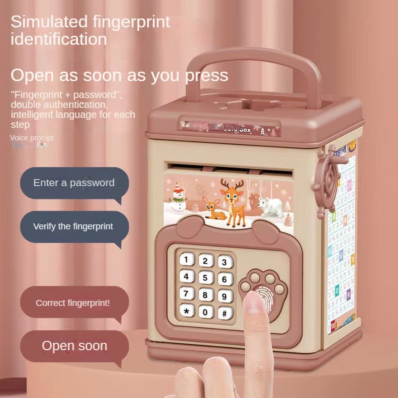 صندوق المال مع بصمة أصبع البنك - مراجعة Coin Operated Kiddie Ride وسعره