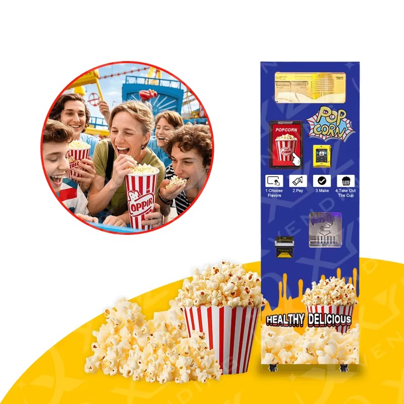 أسعار الجملة التلقائي صانع الف - مراجعة Popcorn Vending Machine وسعره