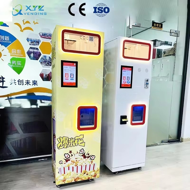 أسعار الجملة التلقائي صانع الف - مراجعة Popcorn Vending Machine وسعره