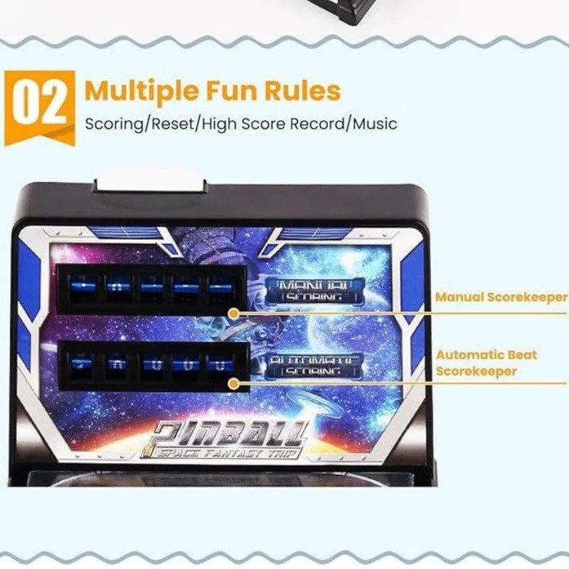 طاولة بينبول كهربائية موسيقية  - مراجعة Pinball Machine وسعره