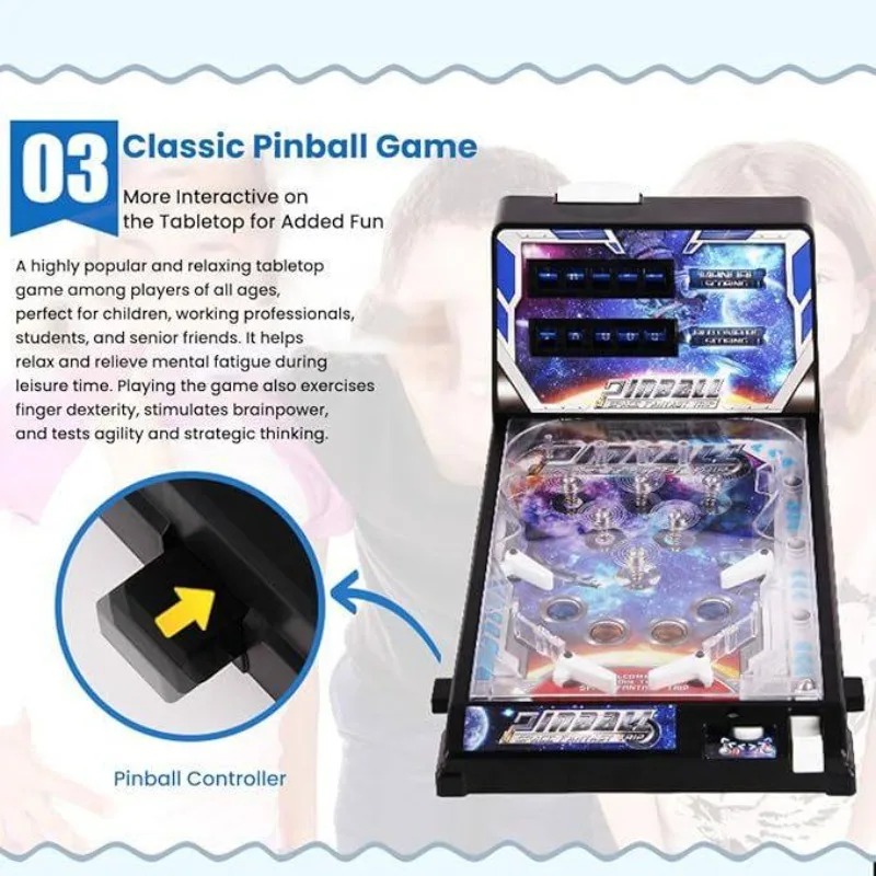 طاولة بينبول كهربائية موسيقية  - مراجعة Pinball Machine وسعره