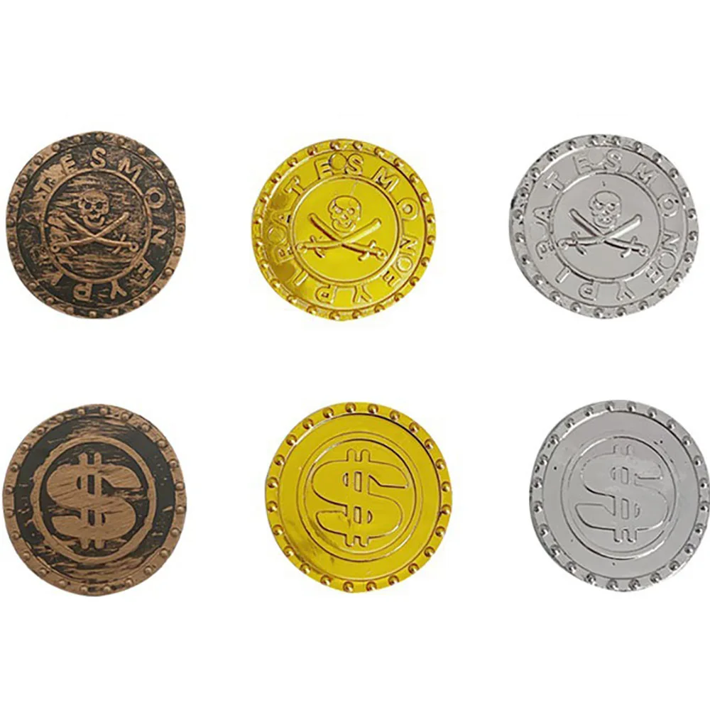 عملة قرصان بلاستيكية ذهبية وفض - مراجعة Arcade Game Coin وسعره