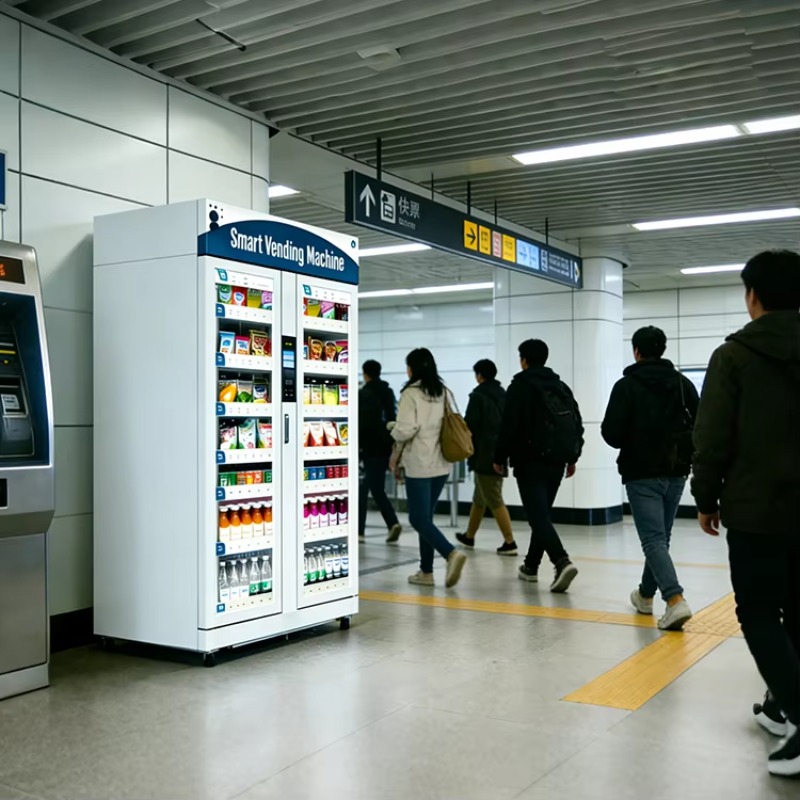 ثلاجة ذكية بتقنية الذكاء الاصط - مراجعة Open Vending Machine وسعره
