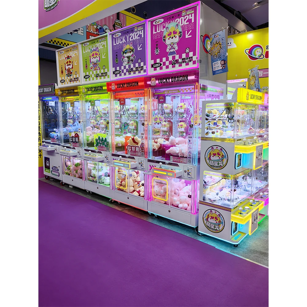 # آلة مخلب ملونة جديدة لعبة ال - مراجعة Arcade Toy Vending Machine وسعره