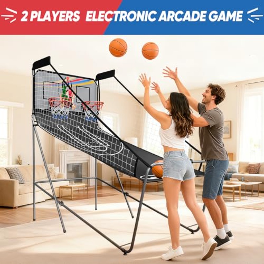لعبة كرة السلة الإلكترونية الق - مراجعة Arcade Games & Vending Co وسعره