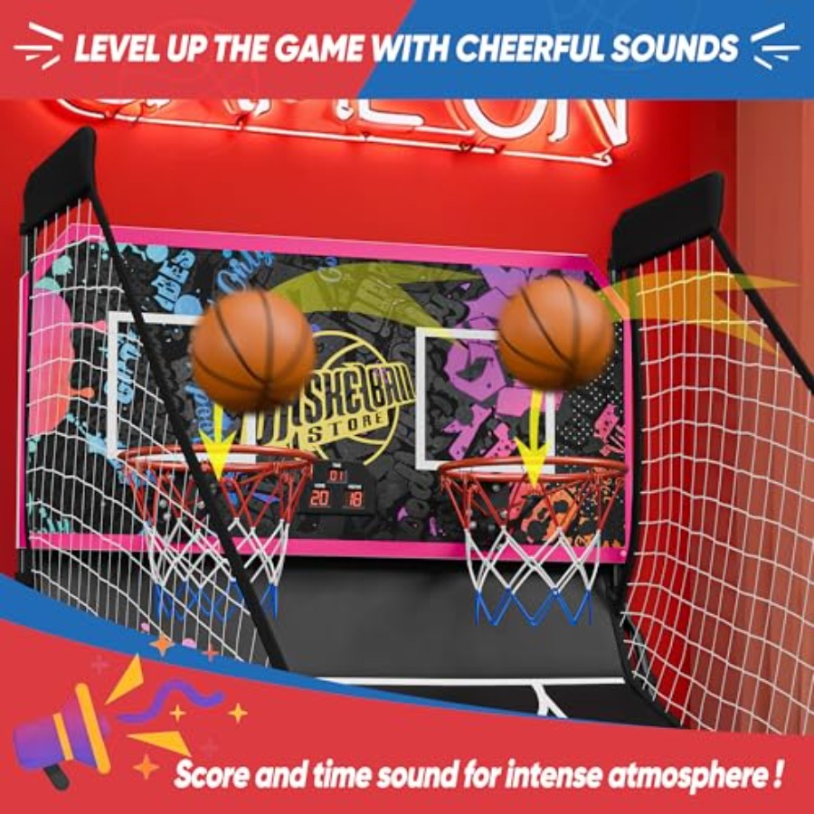 لعبة كرة السلة الإلكترونية الق - مراجعة Arcade Games & Vending Co وسعره