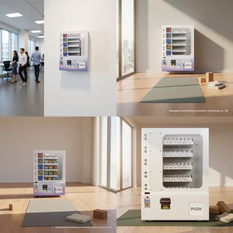 ماكينة بيع أكياس الشوكولاتة وا - مراجعة Vending Machine Qr Code وسعره