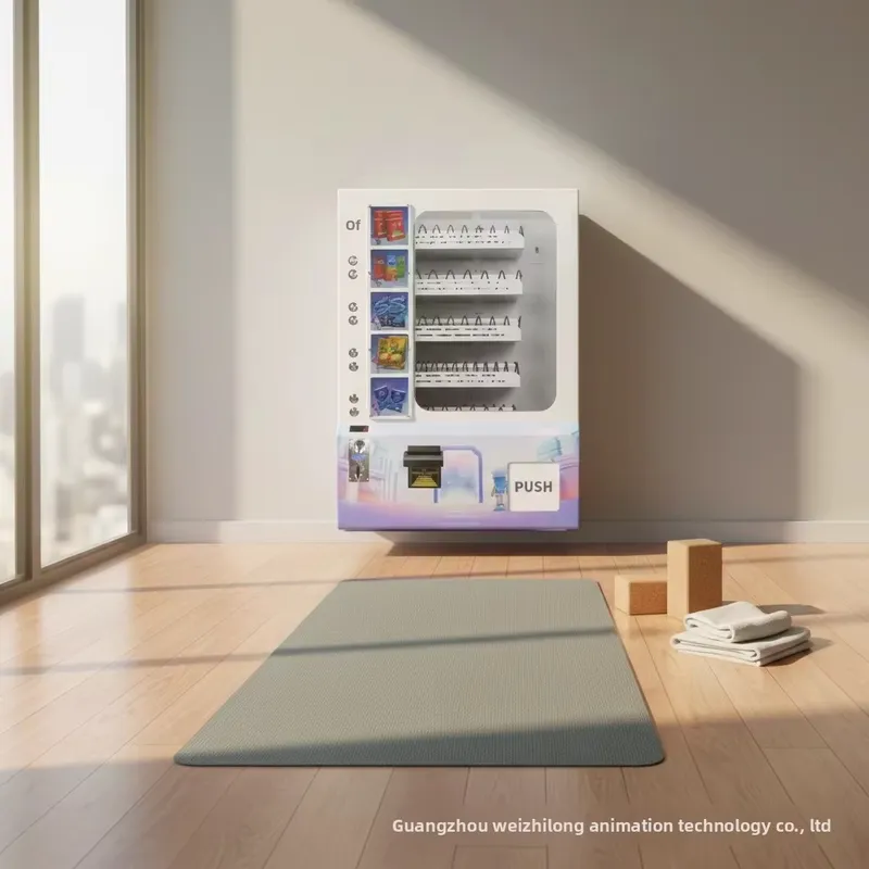ماكينة بيع أكياس الشوكولاتة وا - مراجعة Vending Machine Qr Code وسعره