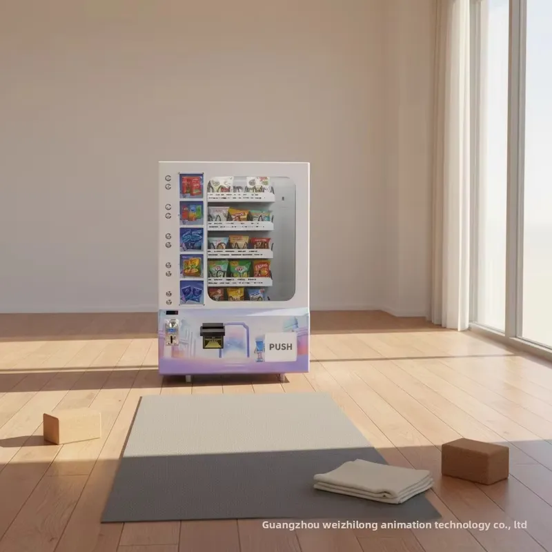 ماكينة بيع أكياس الشوكولاتة وا - مراجعة Vending Machine Qr Code وسعره
