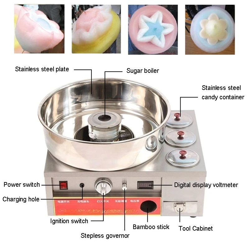 آلة حلوى القطن التجارية من الف - مراجعة Candy Floss Machine وسعره