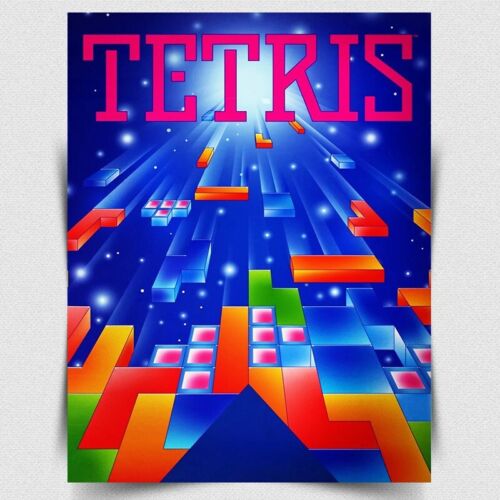 لوحة TETRIS METAL SIGN - ملصق  - مراجعة Arcade Games & Vending Co وسعره