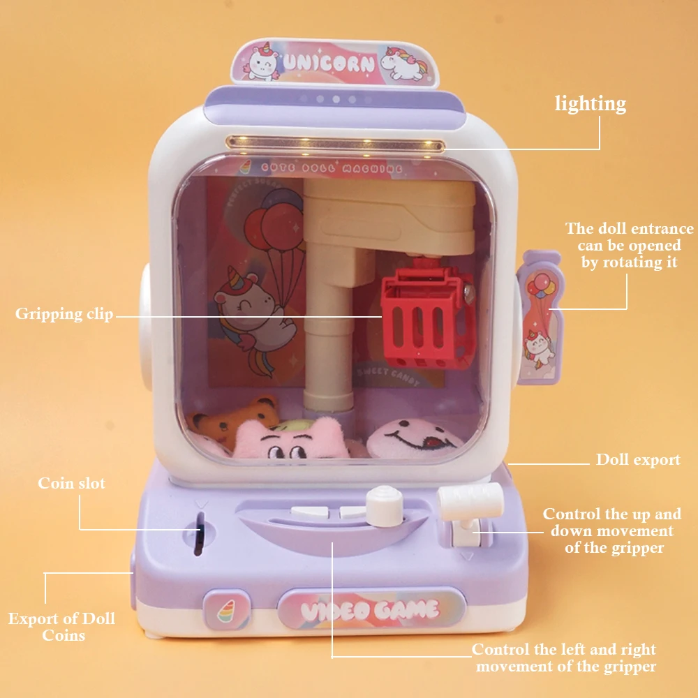 آلة مخلب صغيرة مع الموسيقى وال - مراجعة Claw Crane Machine وسعره