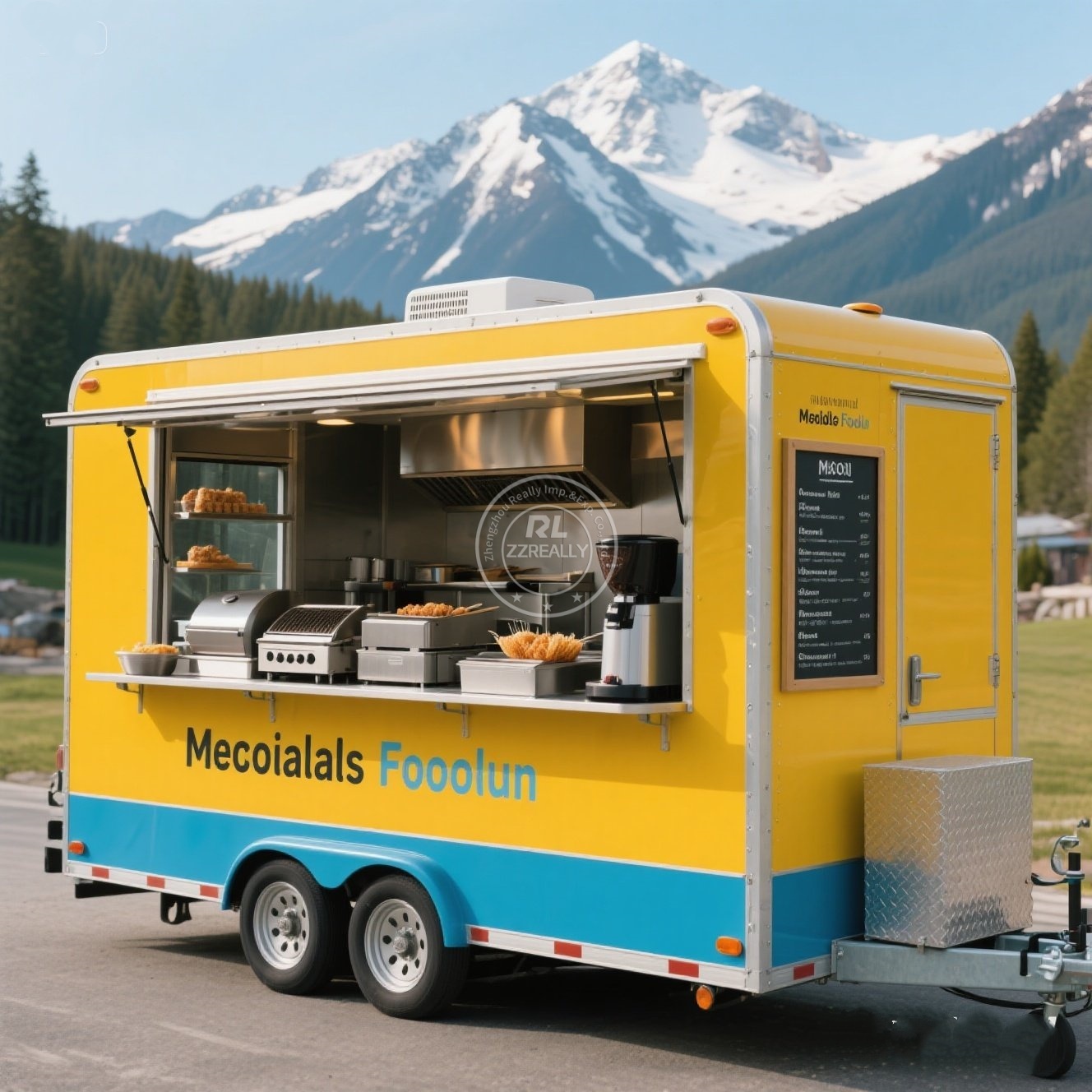 تخصيص مقطورة الغذاء الصانع الص - مراجعة Hot Dog Vending Cart وسعره