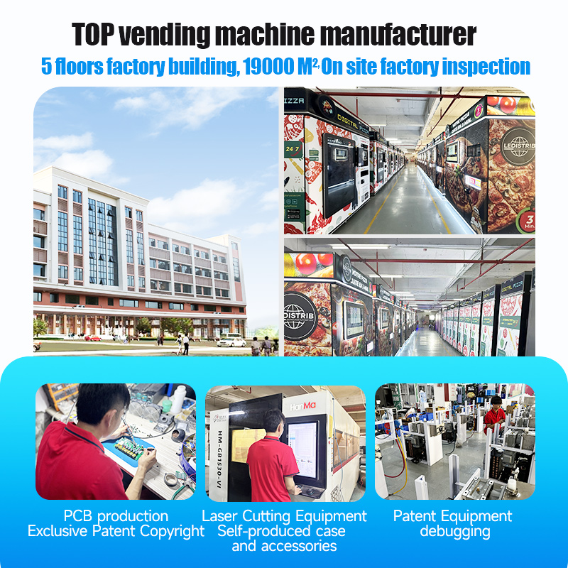 آلة بيع البيتزا الساخنة الأوتو - مراجعة Vending Machine Qr Code وسعره