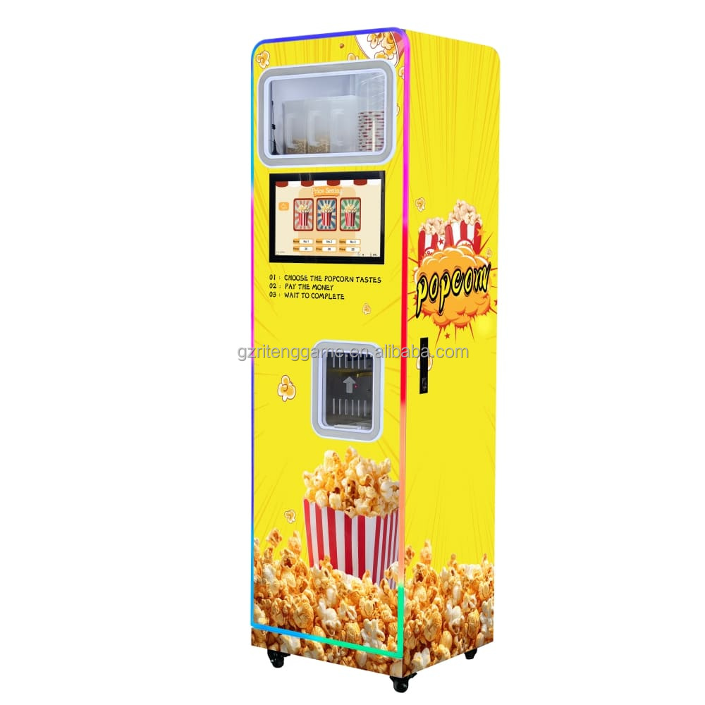ماكينة صنع الفشار التجارية الا - مراجعة Popcorn Vending Machine وسعره