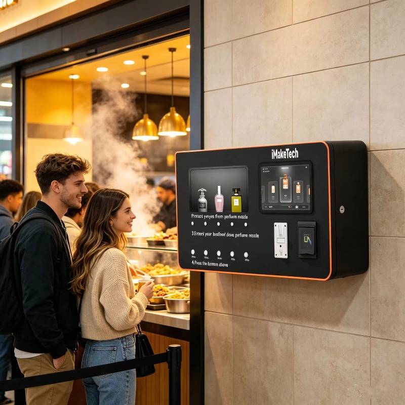آلة بيع العطور ذاتية الخدمة مع - مراجعة Vending Machine Qr Code وسعره