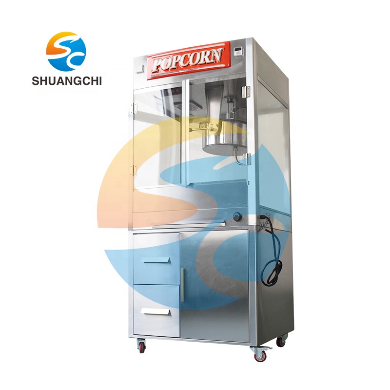 Shuangchi Factory 32oz آلة صنع - مراجعة Popcorn Vending Machine وسعره